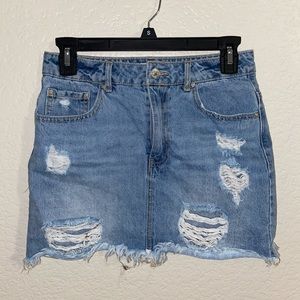 forever 21 jean skirt